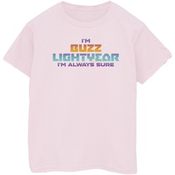 Vêtements Femme T-shirts manches longues Disney Lightyear Always Sure Text Rouge