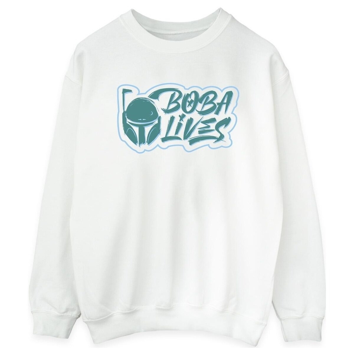 Vêtements Femme Sweats Disney The Book Of Boba Fett Lives Chest Blanc