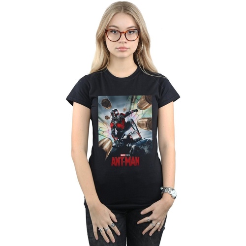 Vêtements Femme T-shirts manches longues Marvel Studios Ant-Man Poster Noir