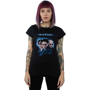 Vêtements Femme T-shirts manches longues The Matrix Code Group Noir