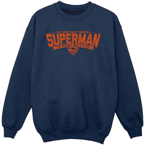 Vêtements Fille Sweats Dc Comics Superman Hero Dad Bleu