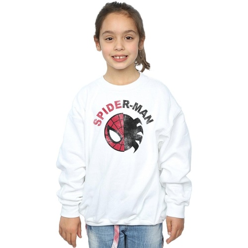 Vêtements Fille Sweats Marvel Spider-Man Classic Split Blanc