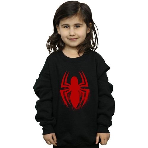 Vêtements Fille Sweats Marvel Spider-Man Logo Emblem Noir