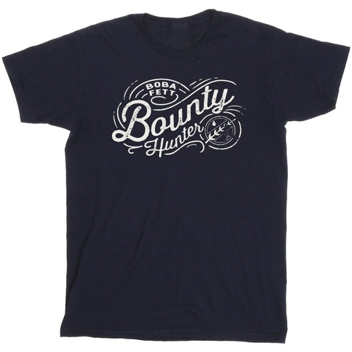 Vêtements Fille T-shirts manches longues Disney The Book Of Boba Fett Bounty Hunter Bleu