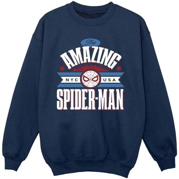 Vêtements Fille Sweats Marvel Spider-Man NYC Amazing Bleu