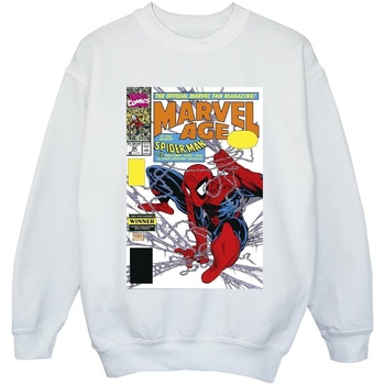 Vêtements Fille Sweats Marvel Spider-Man  Age Comic Cover Blanc