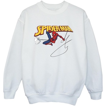 Vêtements Fille Sweats Marvel Spider-Man With A Book Blanc