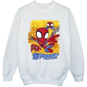 Vêtements Fille Sweats Marvel Spidey And His Amazing Friends Flying Blanc