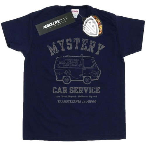 Vêtements Fille T-shirts manches longues Scooby Doo Mystery Car Service Bleu