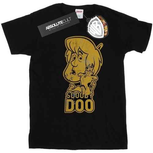 Vêtements Fille T-shirts manches longues Scooby Doo And Shaggy Noir