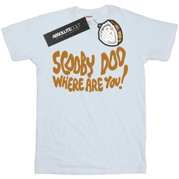 Vêtements Fille T-shirts manches longues Scooby Doo Where Are You Spooky Blanc