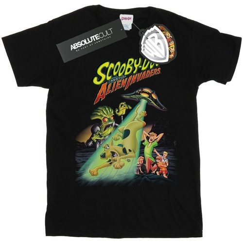 Vêtements Fille T-shirts manches longues Scooby Doo And The Alien Invaders Noir