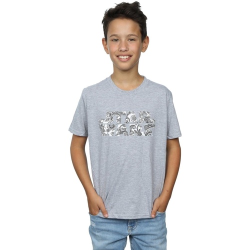 Vêtements Garçon T-shirts manches courtes Disney Ornamental Logo Gris