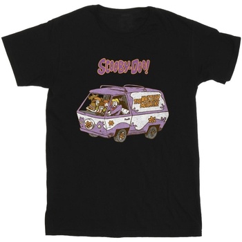 Vêtements Fille T-shirts manches longues Scooby Doo Mystery Machine Van Noir