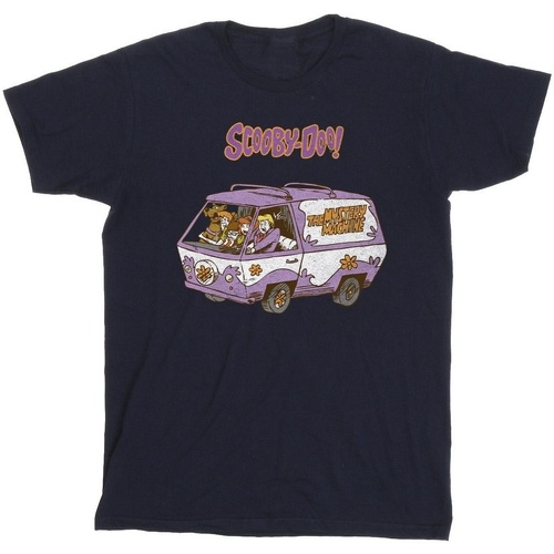 Vêtements Fille T-shirts manches longues Scooby Doo Mystery Machine Van Bleu