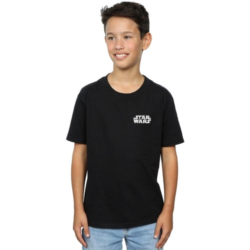 Vêtements Garçon T-shirts manches courtes Disney Logo Badge Noir