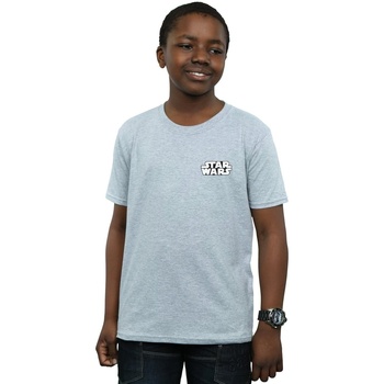 Vêtements Garçon T-shirts manches courtes Disney Logo Badge Gris