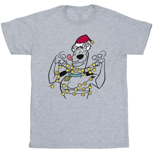 Vêtements Fille T-shirts manches longues Scooby Doo Christmas Bells Gris