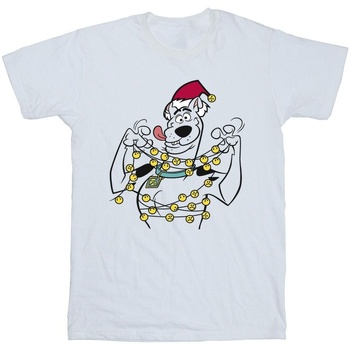 Vêtements Fille T-shirts manches longues Scooby Doo Christmas Bells Blanc