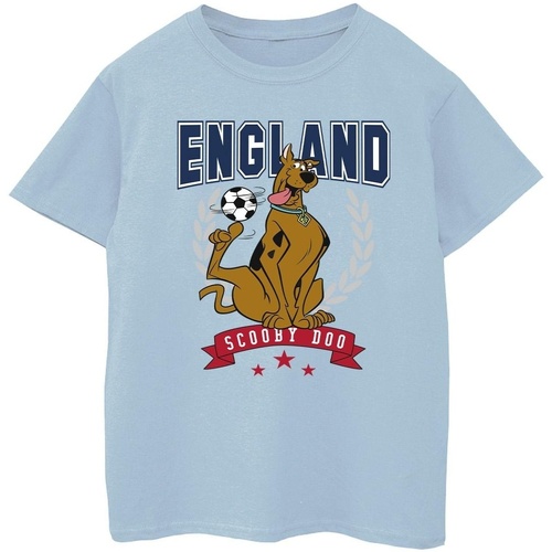 Vêtements Fille T-shirts manches longues Scooby Doo England Football Bleu