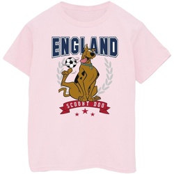 Vêtements Fille T-shirts manches longues Scooby Doo England Football Rouge