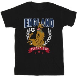 Vêtements Fille T-shirts manches longues Scooby Doo England Football Noir