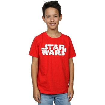 Vêtements Garçon T-shirts manches courtes Disney Christmas Logo Rouge