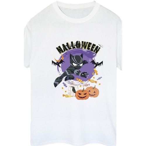 Vêtements Femme T-shirts manches longues Marvel Black Panther Halloween Blanc