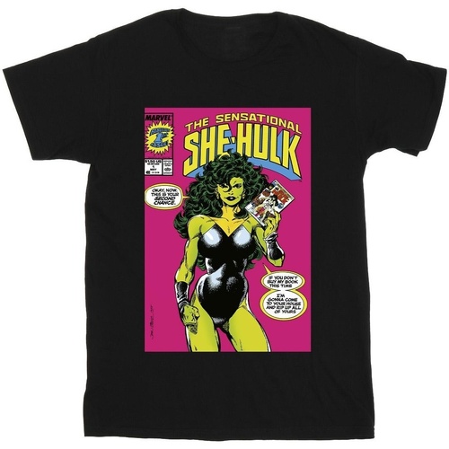 Vêtements Fille T-shirts manches longues Marvel She-Hulk: Attorney At Law Second Chance Noir