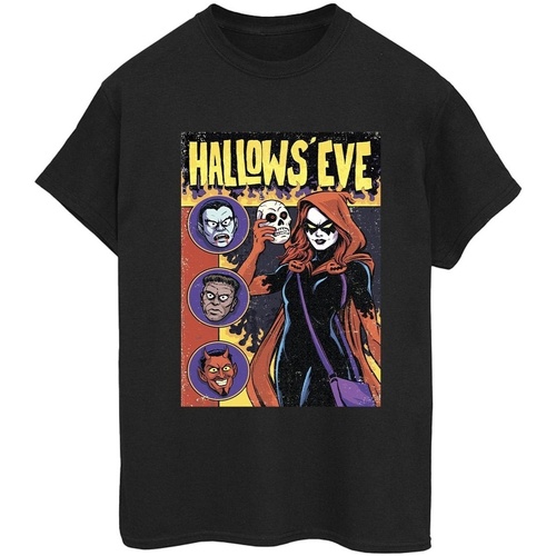Vêtements Femme T-shirts manches longues Marvel Hallows Eve Comic Cover Noir