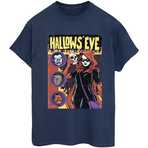 Vêtements Femme T-shirts manches longues Marvel Hallows Eve Comic Cover Bleu
