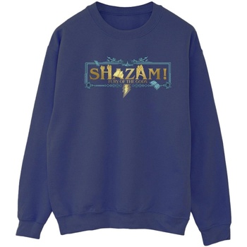 Vêtements Femme Sweats Dc Comics Shazam Fury Of The Gods Golden Logo Bleu