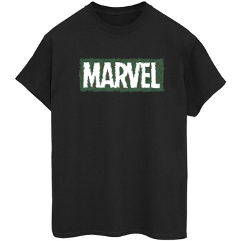 Vêtements Femme T-shirts Manuel manches longues Marvel Holly Logo Noir