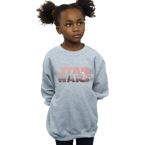 Vêtements Fille Sweats Disney Tatooine Logo Gris