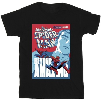 Vêtements Fille T-shirts manches longues Marvel Spider-Man Beyond Amazing Cover Noir
