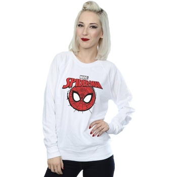 Vêtements Femme Sweats Marvel Spider-Man Logo Head Blanc