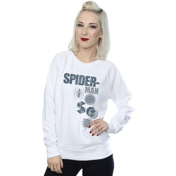 Vêtements Femme Sweats Marvel Spider-Man Badges Blanc