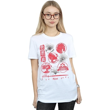 Vêtements Femme T-shirts manches longues Disney Mulan Movie Icons Blanc