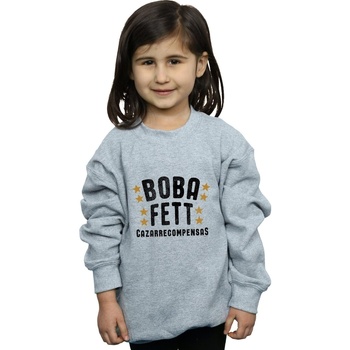 Vêtements Fille Sweats Disney Boba Fett Legends Tribute Gris