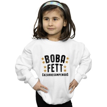 Vêtements Fille Sweats Disney Boba Fett Legends Tribute Blanc