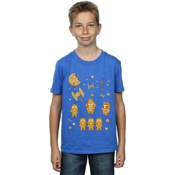 Vêtements Garçon T-shirts manches courtes Disney Gingerbread Empire Bleu