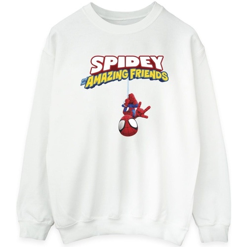 Vêtements Femme Sweats Marvel Spider-Man Hanging Upside Down Blanc