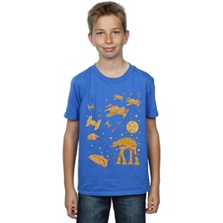 Vêtements Garçon T-shirts manches courtes Disney Gingerbread Battle Bleu