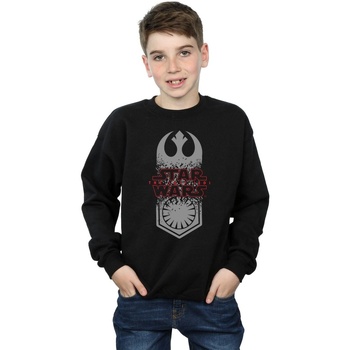 Vêtements Garçon Sweats Disney The Last Jedi Symbol Crash Noir