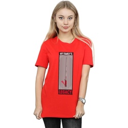 Vêtements Femme T-shirts manches longues Disney Mulan Movie Legacy Sword Rouge