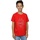 Vêtements Garçon T-shirts manches courtes Disney Millennium Falcon Christmas Tree Delivery Rouge