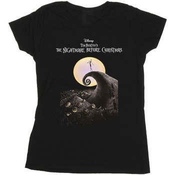 Vêtements Femme T-shirts manches longues Polo Ralph Laure Moon Poster Noir