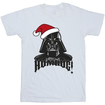 Vêtements Garçon T-shirts manches courtes Disney Episode IV: A New Hope Darth Vader Humbug Blanc
