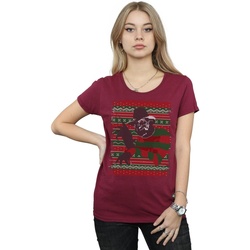 Vêtements Femme T-shirts manches longues A Nightmare On Elm Street Christmas Fair Isle Multicolore