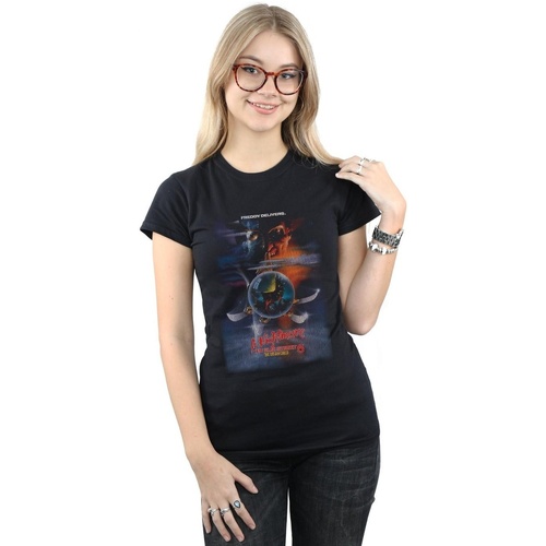 Vêtements Femme T-shirts manches longues A Nightmare On Elm Street The Dream Child Noir